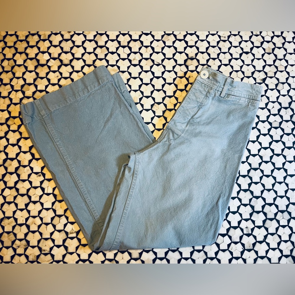 Jesse Kamm Light Blue Wide Leg Sailor Pants